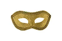 CT.MASK-PVC-GOLD-SPARKLING-00747