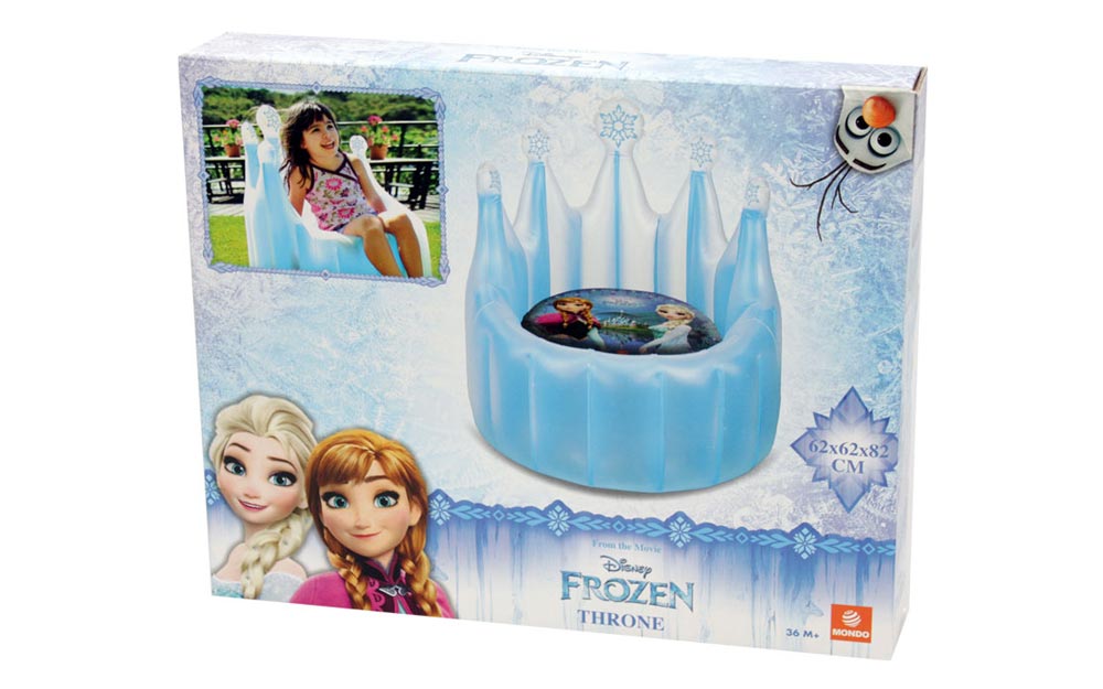 Frozen inflatable top chair
