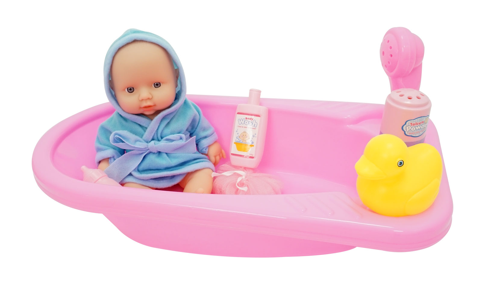 baby doll and bath set