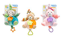 GE.ANIMAL BABY PULL RATTLE 20 CM UNIKATOY 25555